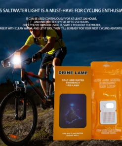 Portable water Lamp Salt Outdoor LED Emergency Lamp