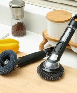Dish Brush with Detergent Dispenser