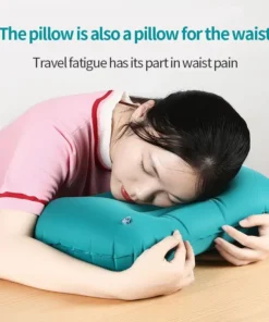 Press Inflatable Pillow Portable Outdoor Travel Pillow
